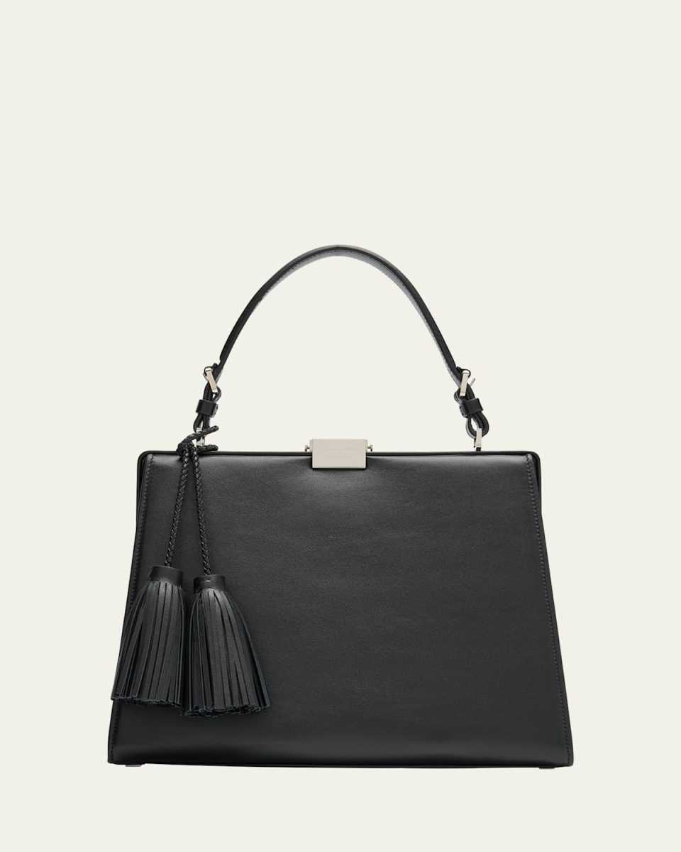 Simone Frame Leather Shoulder Bag